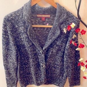 Tudor court Marled Sweater Jacket size M